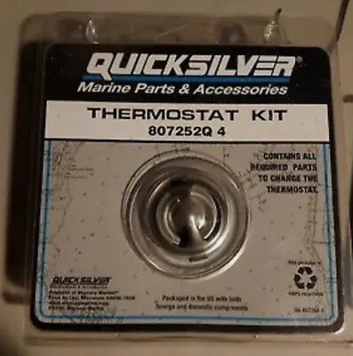 Mercruiser Quicksilver OEM Thermostat Kit 807252Q4  140 Degree • $38.95