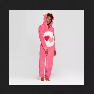 Womens Care Bears Union Suit - Pink S-M • $10.99