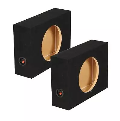 2 Q-Power Shallow Single 12  Sealed Truck Subwoofer Enclosure 5/8  MDF Sub Boxes • $70.99