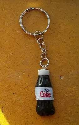 🥤🥤Gift Fimo Diet Coke Bottle Keyring BN🥤🥤 • £4.65