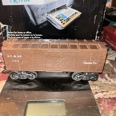 J51b Vintage Marx O Scale Train Cattle Car At&sf 13975 Santa Fe • $12.99