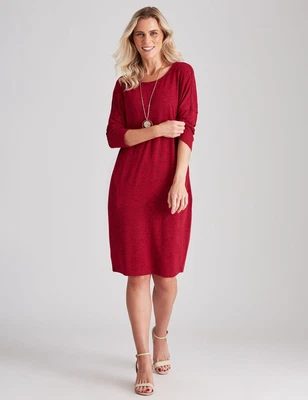 $19.47 • Buy Millers 3/4 Sleeve Brushed Knee Length Dress Womens Clothing  Dresses Shift