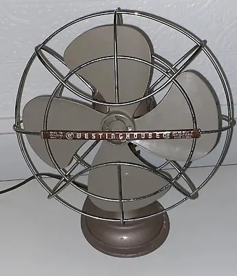 Vintage Westinghouse 10-LA4 #35256 Fan 10  Working Table Oscillating Smooth GUC • $125