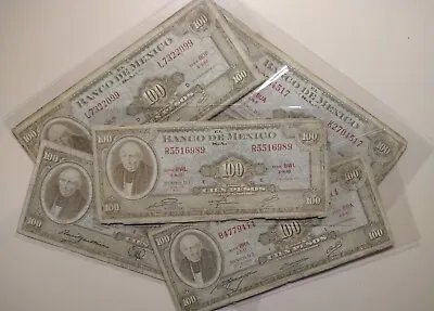 100 Pesos Banknote - Banco De México - P# 61 - 1 Random Note - Circulated Fair • $4.50