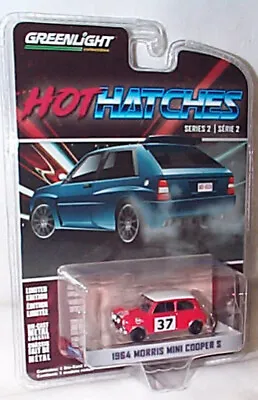 1964 Morris Mini Cooper S No37 Monte Carlo 1-64 Hot Hatches New In Pack • $17.36