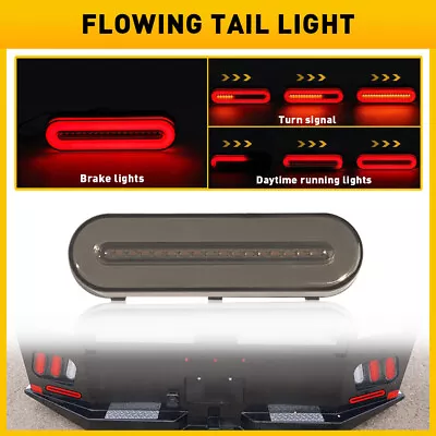 Motorcycle LED Tail Light Running Brake Stop Turn Signal  Sequential Yellow Lamp • $12.99