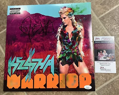 Kesha Ke$ha Signed Autograph Warrior Pink Vinyl Record - JSA COA • £190.02