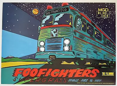 Foo Fighters Concert Poster 1997 Fillmore • $182