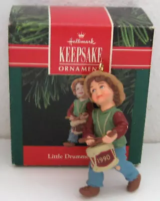 Vintage Little Drummer Boy Hallmark 1990 Keepsake Ornament QX523-3 Boxed • $4.95