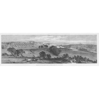 £14.99 • Buy PLYMOUTH Show Yard Of The Royal Agricultural Society - Antique Print 1890
