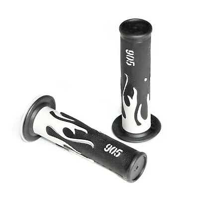 WT FLAME 24mm 22mm Throttle Handgrip Hand Grips PIT PRO Trail Dirt Bike • $20.69