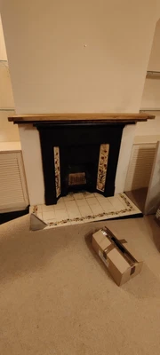 £350 • Buy Stovax Original Cast Iron Fireplace Victorian Style Tiled