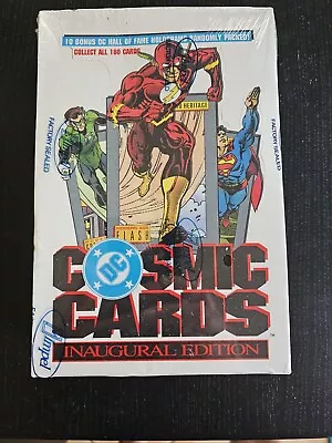 1991 DC Comics COSMIC CARDS Inaugural 1st Edition ~ Impel ~ Sealed Box (36 Pks) • $40