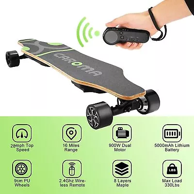 700W 38  Electric Skateboard Dual Motor With Remote Max 40KM/H Longboard Gift🎁 • $189.99