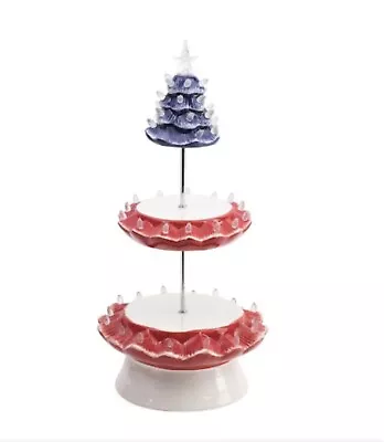 Ms. Liberty Two Tiered Patriotic Cupcake Stand • $34.99