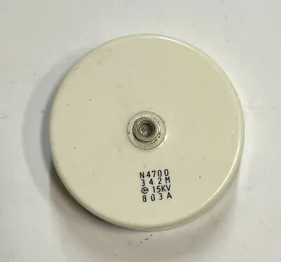 Murata 3400pf 15KV N4700 High Voltage Doorknob Capacitor • $17.99