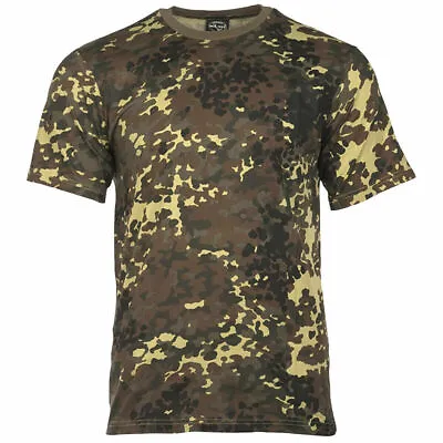 £12.20 • Buy German Army Style Combat T Shirt / Tshirt Flecktarn Camo
