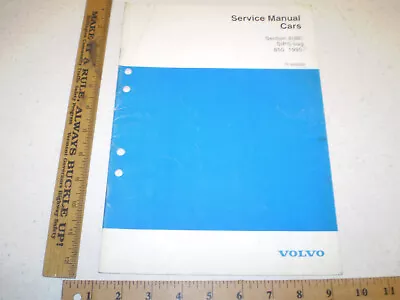 Volvo 8(88) Sips-bag 850 1995 Factory Shop Service Repair Manual Tp 8802201 (800 • $11.10