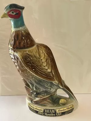 Vintage Jim Beam Pheasant Whiskey Decanter 1961 • $37.50