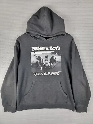 Beastie Boys Hoodie Check Your Head Sweatshirt Size Medium 2015 Dk Gray • $36.05