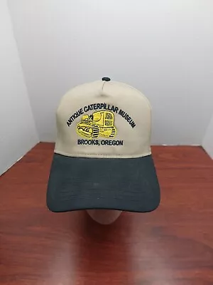 Antique CAT Caterpillar Museum Snapback Hat Brooks Oregon Cap • $14.99