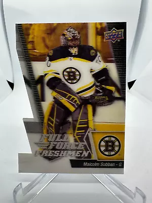 Malcolm Subban 2015-16 Upper Deck Full Force Freshmen Die-Cut Rookie RC #104 • $9.99