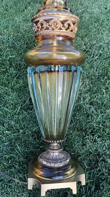 Vintage Murano Seguso Glass Marbro Lamp ~ Mid Century Modern’s Finest! WOW! • $699