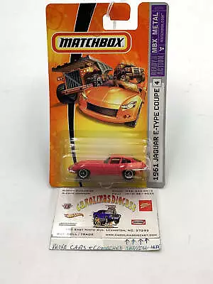 Matchbox 2007 #4 1961 Jaguar E -Type Coupe Red 93F • $5.99