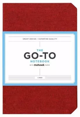 Go-to Notebook With Mohawk Paper Brick Red Lined [Simple Lined Page Notebook • $20.05