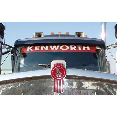 RED Windscreen Decal  KENWORTH  B&SUTEPROMOTIONCHEVPICKUPDRAGF100 • $28