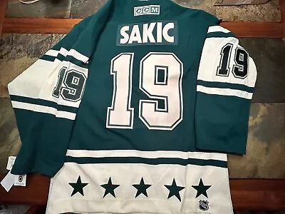 HOF Joe Sakic NWT 2004 Western Conference All Star Authentic Vintage Jersey Sz48 • $350