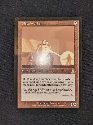 1x Metalworker - MTG Urza's Destiny - Reserved List - LP Photos Included • $109