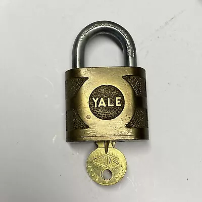 VTG Yale & Towne Hardened Super Pin Tumbler Lock W/Key • $23.99
