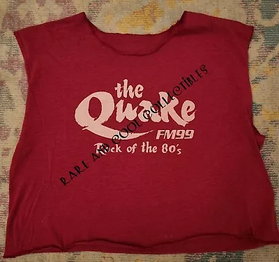 KQAK Quake 99fm San Francisco 80s Radio Station ORIGINAL SHIRT UNWORN Retro RARE • $99.99