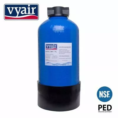 £120.99 • Buy DI Resin Vessel 0817 11 Litre For Window Cleaning + DM 1/4 Fittings Filled MB151