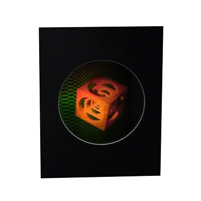 3D Cubes Within Cubes Hologram Picture MATTED Collectible EMBOSSED Type Film • £19.25