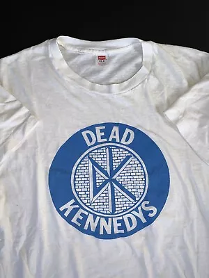 Vintage 1980s DEAD KENNEDYS T-shirt L / XL Punk Band Tee Sex Pistols Ramones • $149.99