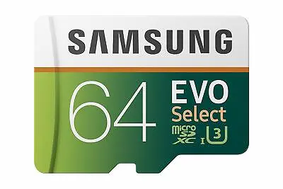 Authentic Samsung Evo 64gb Microsd Memory Card Micro-sdxc High Speed Class 10 • $29.52