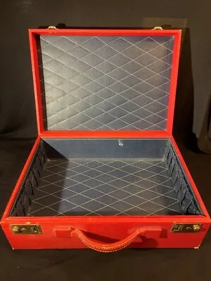 Vintage Hard Suitcase With Working Locks 16  X 11 1/2  X 5 1/2  • $35