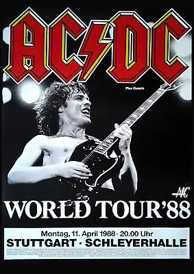 Ac/dc  Concert Posters Rock Vintage Retro Prints Wall Art  A4a3a2a1 • £125