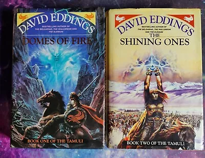 The Tamuli By David Eddings Books 1 & 2 Hardbacks From 1992 • £0.99