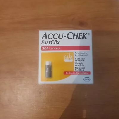 Accu-Chek Fastclix 204 Lancets Expiry 2026 • £9.99