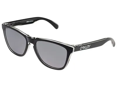 Oakley Frogskins Eclipse Collection Sunglasses OO9013-B1 Clear/Black Iridium • $119.99