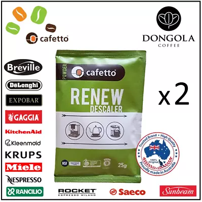 BREVILLE RENEW Descaler Espresso Coffee Machine Eco Descaling Sachets Cafetto • $8.45