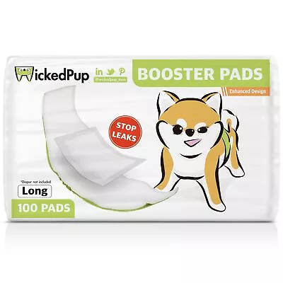 Dog Diaper Liners Booster Pads For Male And Female Dogs 100ct | Disposable D... • $39.10