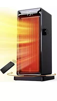 Space Heater 1500W Portable Heater For Bedroom ECO Thermostat 90° O... • $29.99