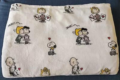 PEANUTS GANG Snoopy Love Valentines VelvetSoft Queen/Full Blanket 90x90inches  • $39.95