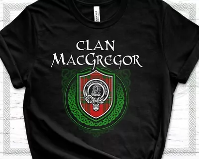 Scottish Clan MacGregor Surname Scotland Tartan And Clan Badge • $24