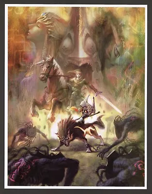 The Legend Of Zelda Twilight Princess Nintendo GameCube Wii Art Print Poster • $14.95