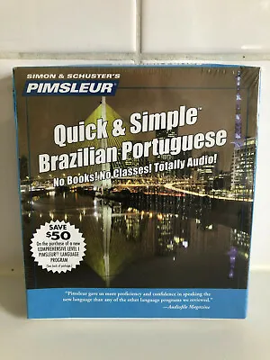 Pimsleur English For Portuguese (Brazilian) Speakers - Level 1 Lessons 1-8 CD • £14.95
